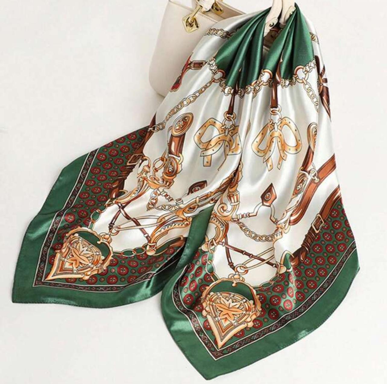 Regal Grace Silk Scarf