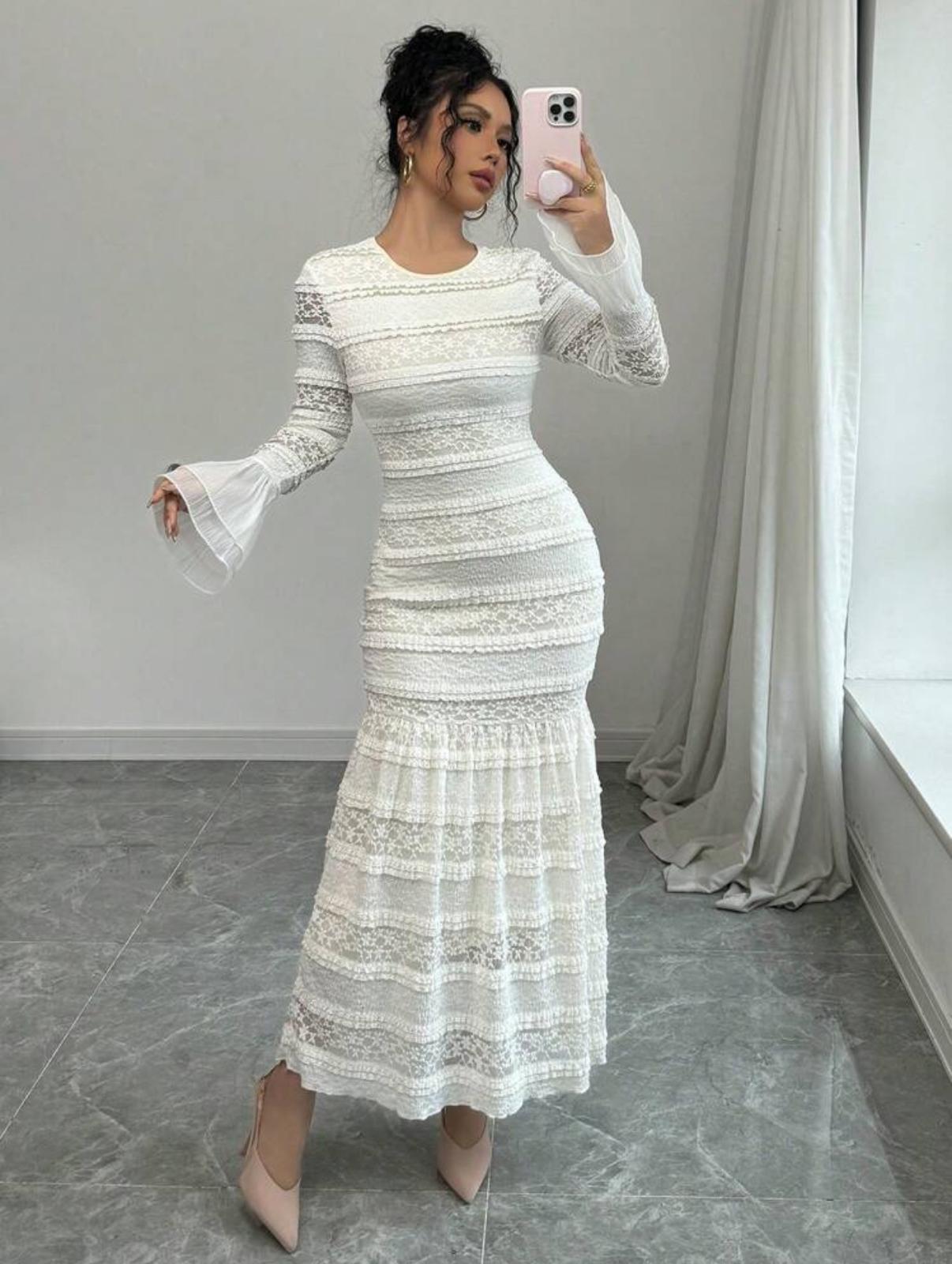 Seraphina Lace Flare Gown