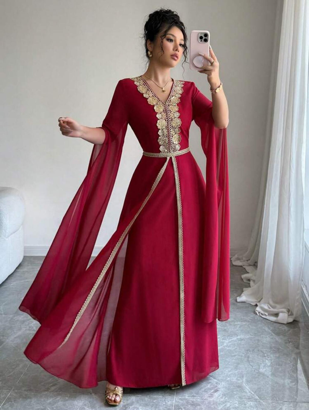Layali Royal Kaftan Gown