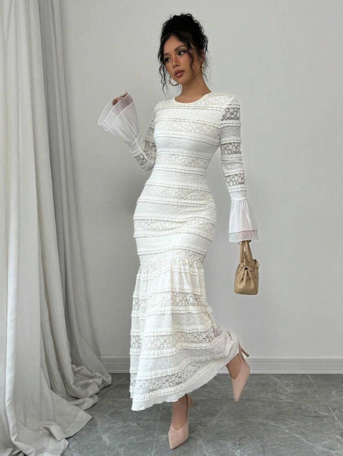 Seraphina Lace Flare Gown